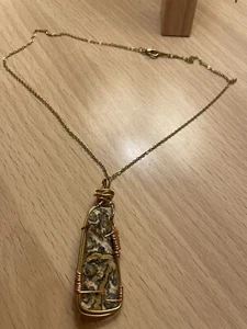 Stone Wrapped Necklace - Picture 1 of 6