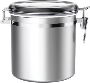 165oz Stainless Steel Airtight Canister - Large Capacity - Kitchen Storage - Picture 1 of 7