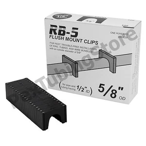 (100) 1/2” PEX/Copper/CPVC Flush Mount Clips for Peter Mangone RB-5, RB-6, #F5OD - Picture 1 of 1
