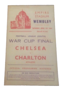 CHELSEA V CHARLTON ATHLETIC - FINALE SUD COPPA DI GUERRA - 15/4/1944 - Foto 1 di 1