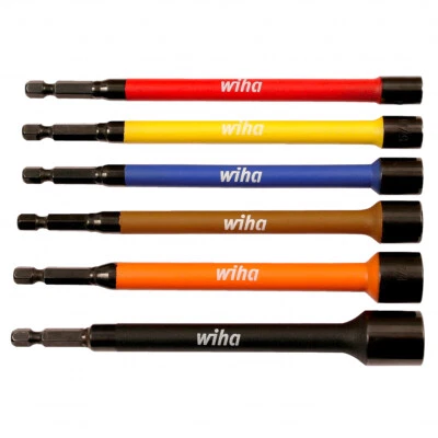 Wiha Color Coded Nut Setter / 6 pc Magnetic Set - 6" - Image 1 of 4