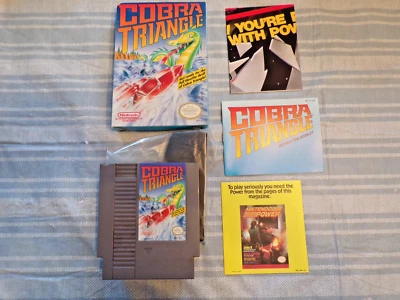 Cobra Triangle (Nintendo Entertainment System, 1989) CIB w Poster - Image 1 of 4