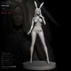 76mm 1/24 Resin Model Figure Beauty Sexy Bunny Girl Unassembled Unpainted