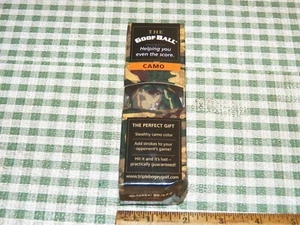 THE GOOF BALL set of 3 Camo Golf Balls - Joke Golf Balls by TRIPLE BOGEY GOLF - Picture 1 of 2