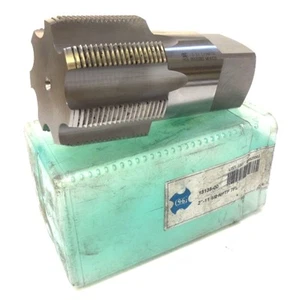 OSG STANDARD PIPE TAP 13135-00, 2-11-1/2 NPTF, 7 FL FLUTE, HSS, 4 1/2" OAL - Picture 1 of 9