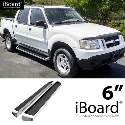 Running Board Step 6in Aluminum Silver Fit Ford Explorer Sport Trac 01-06 - Image 1 of 4