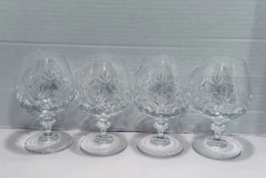 4 Spiegelau geschliffene Kristall Schnaps Schnaps Gläser Kelche Helena Bavaria Germany - Bild 1 von 16