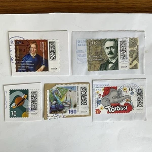 5 Germany stamps~2022~Dooste-Hulshoff~Schlieman~Benjamin Blumchen~envelope pen - Picture 1 of 5