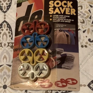 VINTAGE SOCK SAVER - SET OF 12 SAVERS FOR WASHER & DRYER- NEW OLD STOCK - Bild 1 von 5