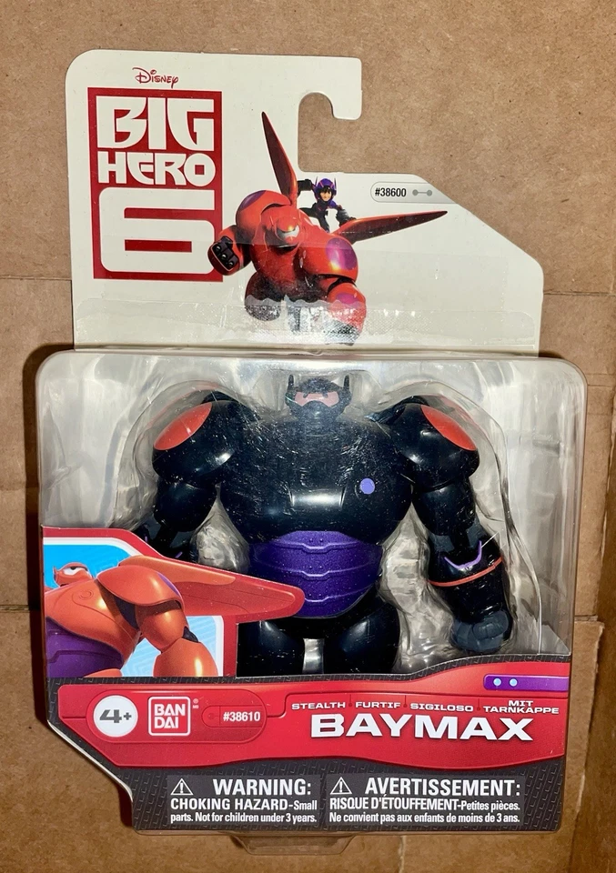 Figura de acción Disney Big Hero 6 Baymax Stealth Bandai 2015 nueva en caja como nueva en caja Mosc Foto 1 de 4