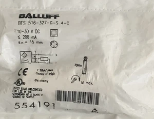 BALLUFF BES 516-327-G-S4-C INDUCTIVE SENSOR-NEW IN ORIGINAL PACKAGING - Picture 1 of 2