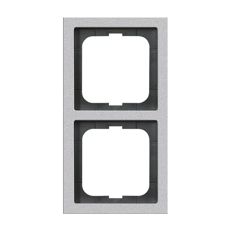 1St. Busch-Jaeger 1722-183K future linear-2-fach Rahmen future linear alusilber - Bild 1 von 1