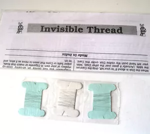 Invisible Thread Single Strand Spools Floating Dollar Bill Levitate Magic Trick - Picture 1 of 1