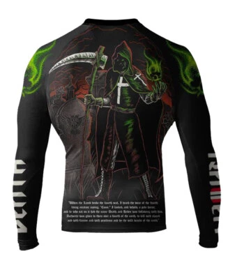 Raven Fightwear Men's Four Horsemen Death BJJ MMA Rash Guard  - Image 1 of 3