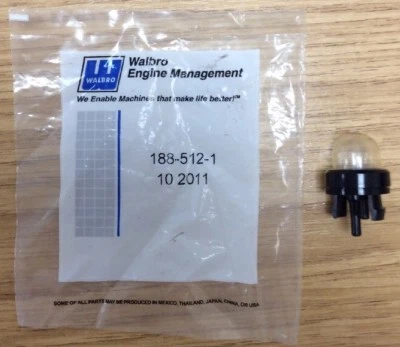 ORIGINAL WALBRO PRIMER BULB 188-512-1 NEW PRIMER BULB replaces 5380224245 - Image 1 of 4