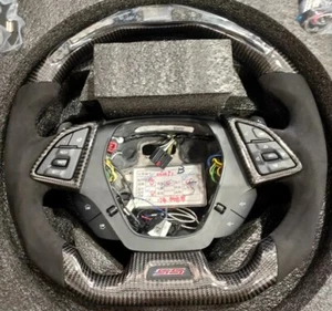 2018 Camaro Ferrari Style Real Carbon  Fiber Racing Steering Wheel - Bild 1 von 10