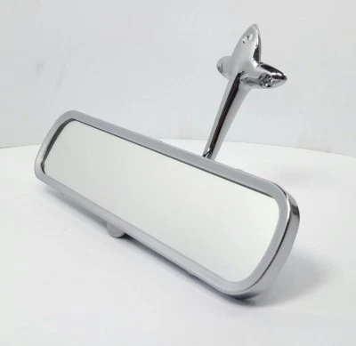 Espejo retrovisor interior cromado para camioneta GMC 55-59 GM día/noche Foto 1 de 4