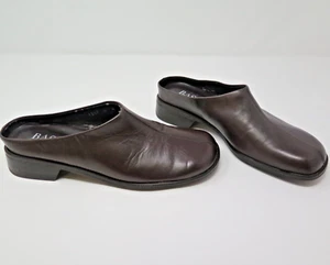 Bass braune Damen-Slipper Pantoletten niedriger Absatz neu ohne Etikett - unvollkommen 6M - Bild 1 von 11
