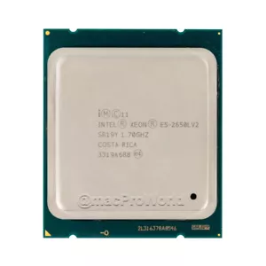 Intel Xeon E5-2650L V2 SR19Y 1.70GHz 10-Core LGA2011 CPU TURBO 2.10GHZ 25MBcache - Picture 1 of 2