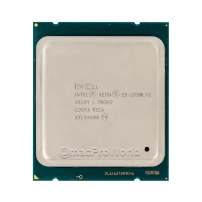 Intel Xeon E5-2650L V2 SR19Y 1.70GHz 10-Core LGA2011 CPU TURBO 2.10GHZ 25MBcache - Image 1 of 2