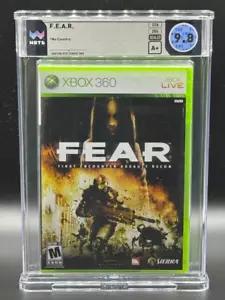 F.E.A.R. FEAR Microsoft Xbox 360 Sealed New Early Print WATA 9.8 A+ TOP POP 1 - Picture 1 of 2