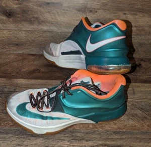 NIKE ZOOM KD 7 VII EASY MONEY SNEAKERS DURANT 653996-330 SIZE 11.5 MISSING STRAP - Picture 1 of 11