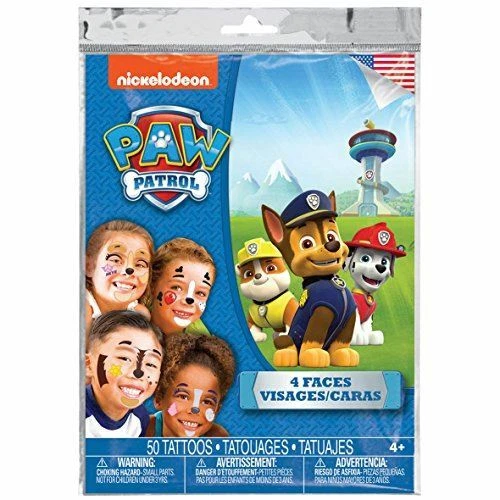 PETERKIN PAW PATROL 1585 Face Tattoos (Small)