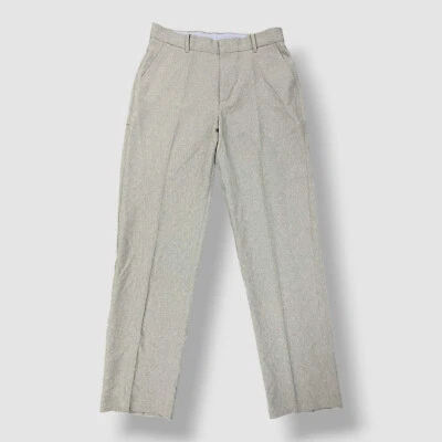 Pantalones de vestir Nautica para niños gris frente plano talla 18 Foto 1 de 2