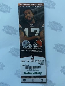 2008 Dallas Cowboys Cleveland Browns Ticket 9/7/08 Terrell Owens TD #132 - Picture 1 of 1