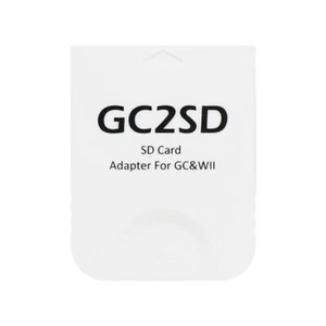 Memory Card Adapter Plug and Play for GameCube Game Consoles (White) - Photo 1 sur 6