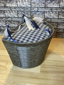 Weather ￼Resistant Bicycle Front Wicker Woven Basket, Handlebar Storage Basket - Picture 1 of 18