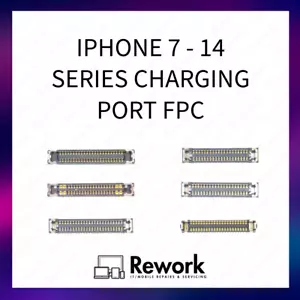 Charging Port FPC Connector For iPhone 7-8-X-11-12-13/ Pro/ Pro Max Series - Picture 1 of 14