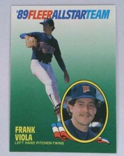 1989 Fleer All Stars #12 Frank Viola Twins