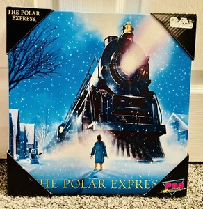 Polar Express Christmas Pop Creations Framed Canvas Wall Art 12” X 12” - Picture 1 of 2