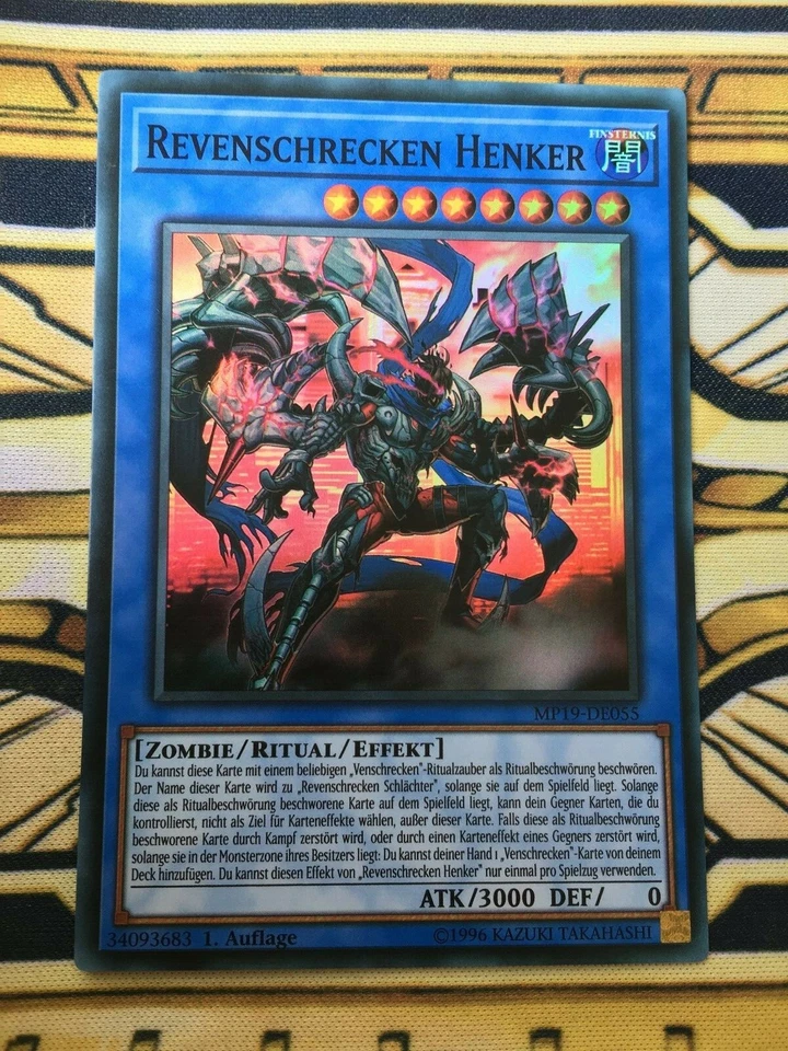 Yugioh, Revenschrecken Henker, MP19-DE055, Super Rare, 1. Auflage - Bild 1 von 1