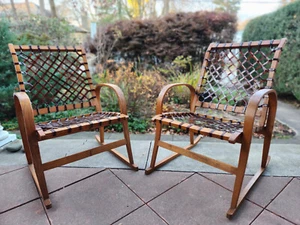 2-1950s Snow Shoe Chairs by architect Carl Koch in the style of Wharton Esherick - Picture 1 of 7