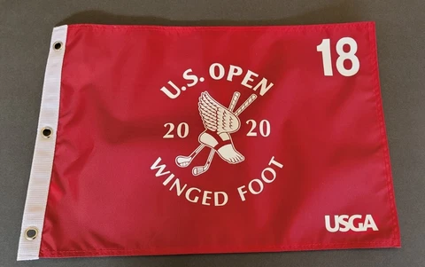 2020 US Open Red Course flag Winged Foot Bryson Dechambeau SOLD OUT!!! Cover