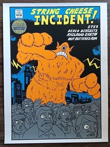 String Cheese Incident! STS9. Greek Theatre/UC Berkeley. Matt Leunig 2007 poster - Picture 1 of 1