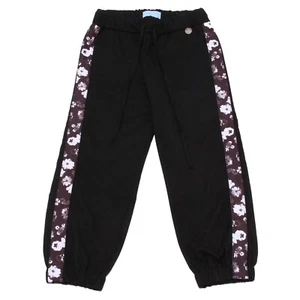 4812W pantalone tuta bimba LANVIN girl black sweatpant - Picture 1 of 4