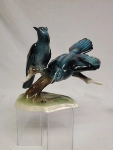 Vintage Wien Keramos Birds On A Branch Numbered 2766 Made In Austria ๐ฆ - Picture 1 of 5