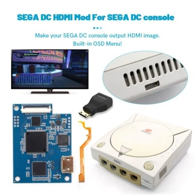 SEGA DCDigital HDMI MOD SEGA DC Digital to Digital HDMI Kit For SEGA Dreamcast - Image 1 of 4