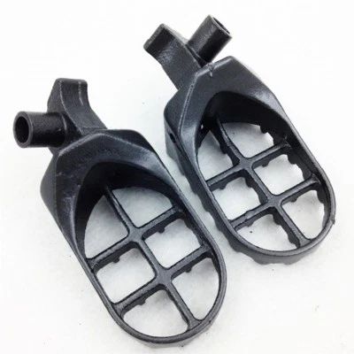 GRAY Motocross MX Dirt Bike Steel Foot Pegs For 2003 2004 Suzuki RM125 RM250 — 第 1/4 张图片