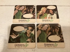 Four X Guinness St Patrick’s Day Beer Mats Danny Boy Lyrics to Back Of Mats - Picture 1 of 2