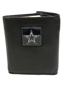 NFL Dallas Cowboys Genuine Leather Tri-fold Wallet - Picture 1 of 8