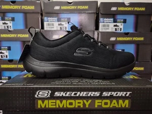 SCARPE SLIP ON DA UOMO SKECHERS MEMORY FOAM GO-WALK PALESTRA SCARPE DA GINNASTICA SKETCHERS NERE - Foto 1 di 15