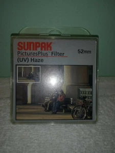 52MM (SUNPAK BRAND) FILTER NEW! ULTRAVIOLET HAZE (UV)! - Picture 1 of 2