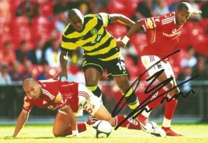 FOTO DE ACCIÓN CELTA: MARC-ANTOINE FORTUNE FIRMADA 6x4 + certificado de autenticidad - Imagen 1 de 1