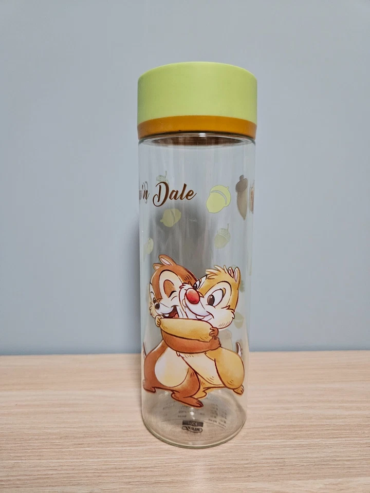 Japón Disney Store Chip n Dale botella de plástico de agua 18 cm 400 ml totalmente nueva Foto 1 de 4