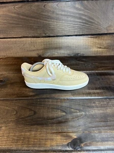 Nike Court Vision Low Sesame Camo Tan Sneakers Shoes Women Size 9 DX3734-200 - Picture 1 of 11