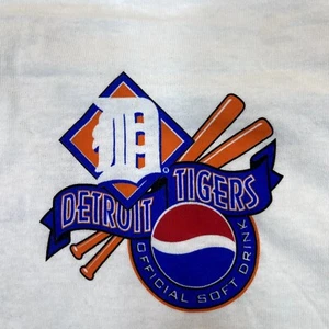 Vintage Pepsi Detroit Tigers Shirt Xl extra Large Shirt Deadstock 2000 New - Picture 1 of 11